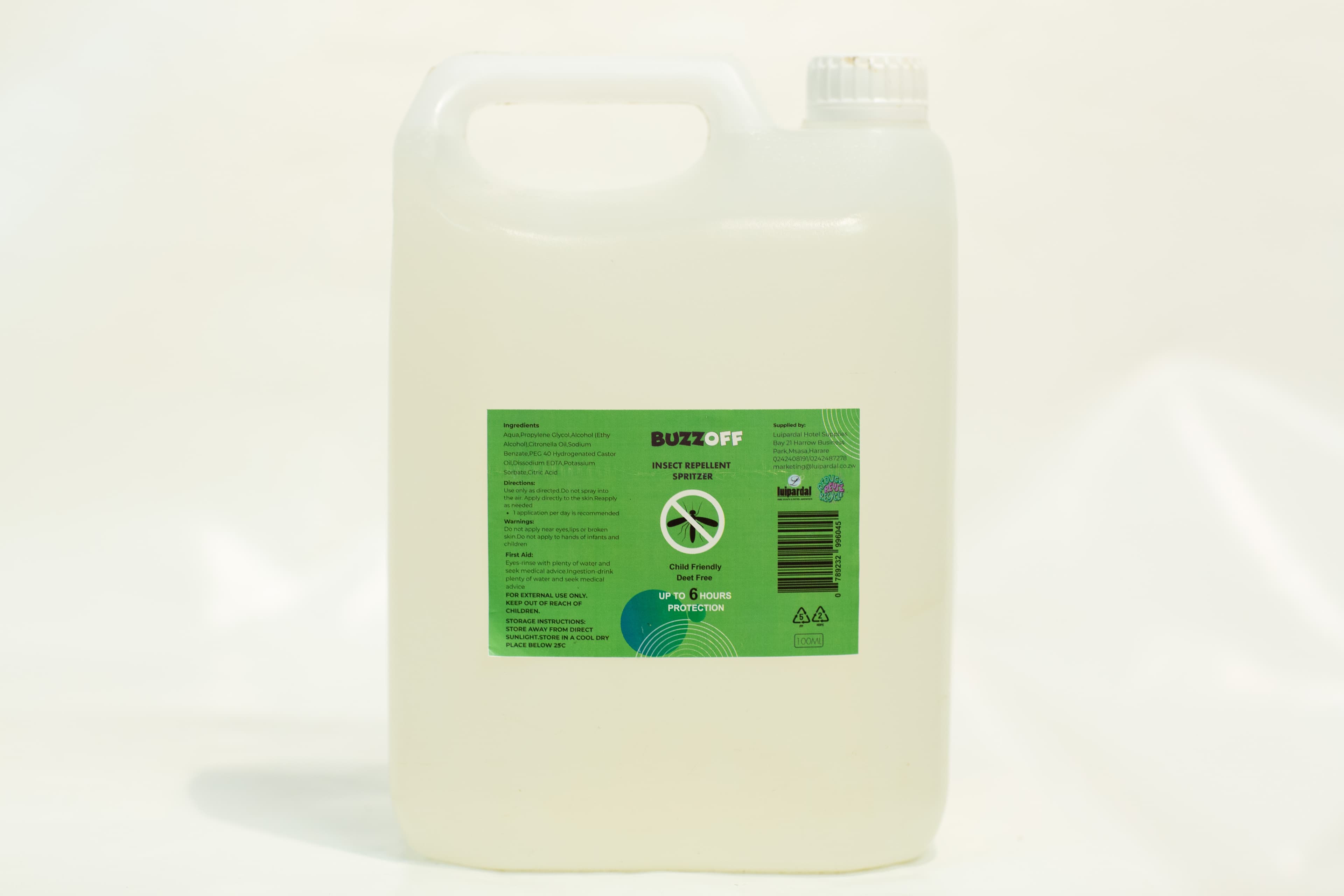 Buzz Off Insect Repellent Spritzer 5l Refill